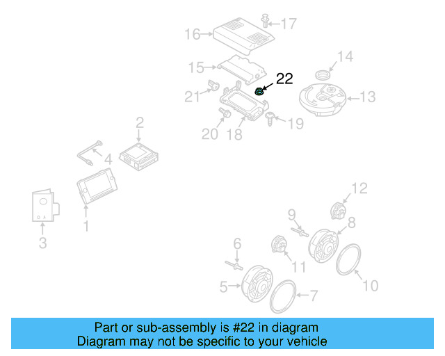 Mount Bracket Nut N-015-082-10 - View 154