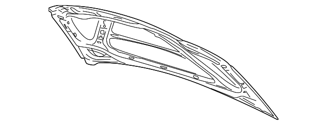 Hood Panel 1K0-823-031-J - View 2