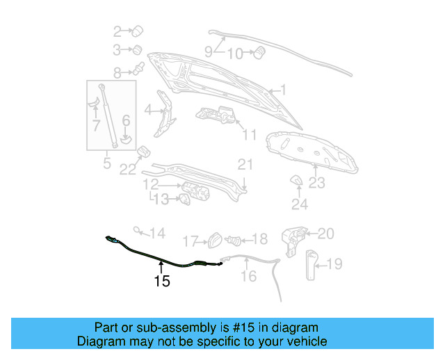 Release Cable 5K1-823-531 - View 17