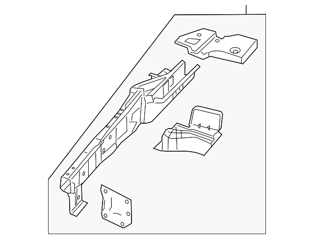 Rail Assembly 7B0803091D