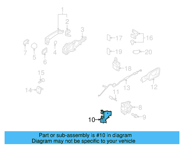 Lock Cover 1K0-839-350-C - View 6