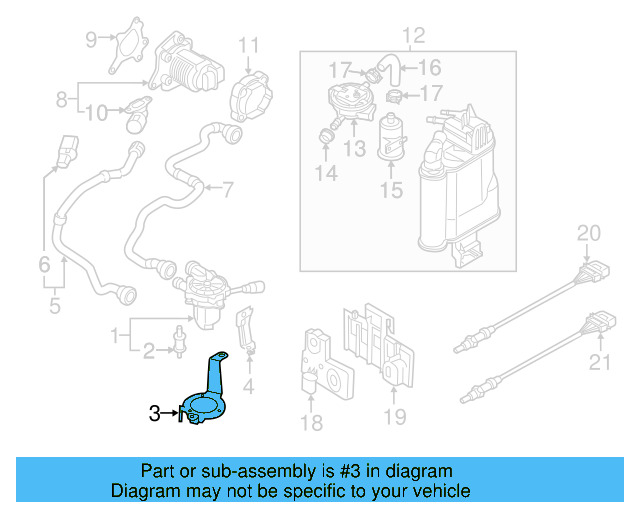Retaining Bracket 5Q0-906-129 - View 5