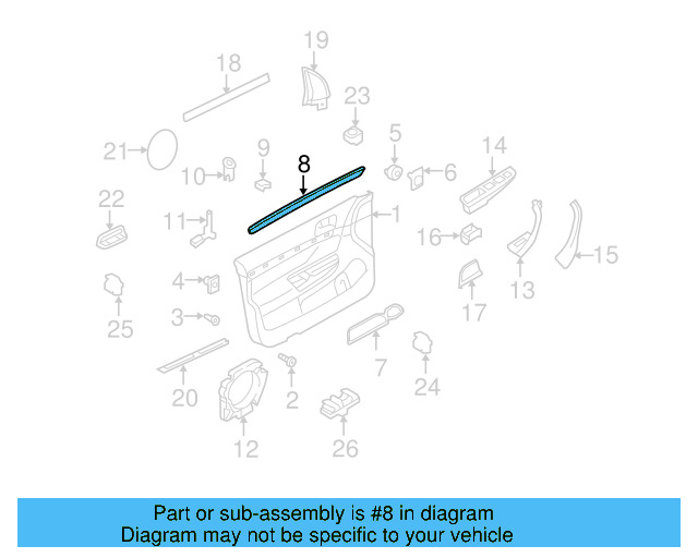Trim Molding 1K4-867-439-3AT - View 3