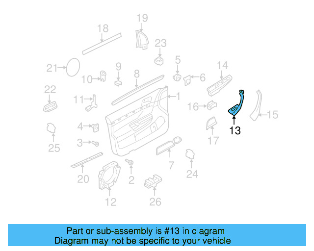 Grip Handle 1K0-867-180-D-75R - View 12