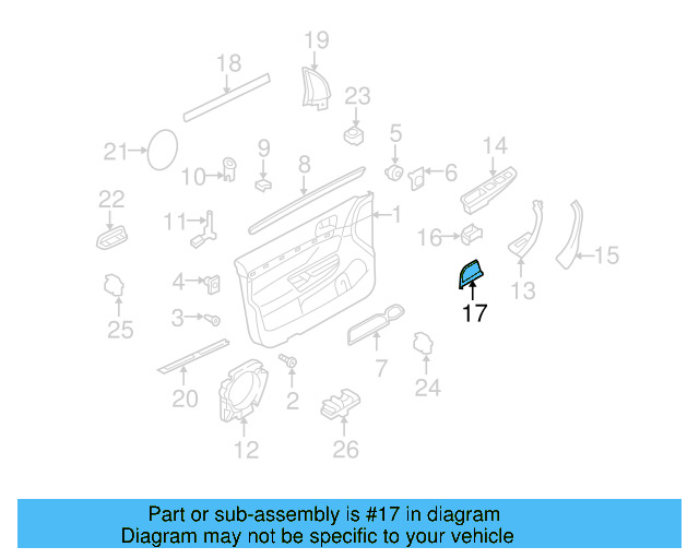 Speaker Grille 1K1-868-158-71N - View 4