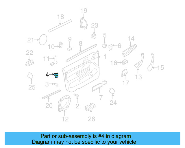 Speaker Grille 1K1-868-158-71N - View 13
