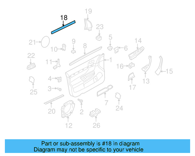Seal Strip 1K4-837-472-E-5AP - View 3