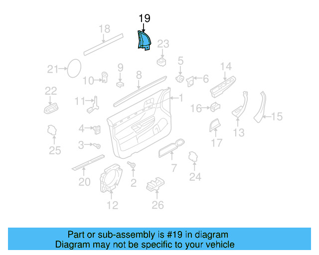 Corner Trim 1K0-837-973-P-9B9 - View 6
