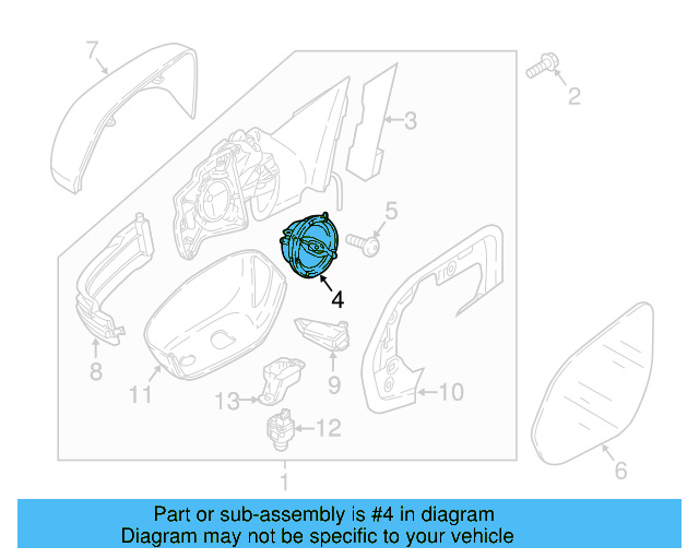 Mirror Motor 3G0-959-578-C - View 7
