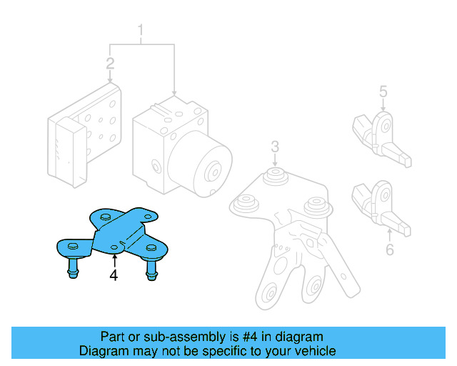 Mount Bracket Holder 1K0-614-235-A