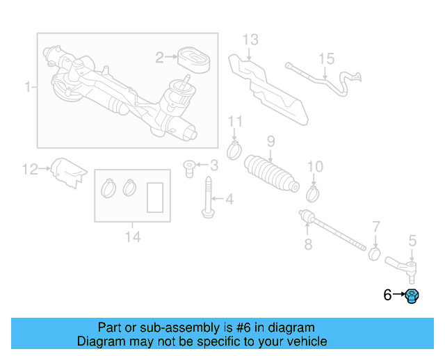 Outer Tie Rod Lock Nut WHT-005-538 - View 21
