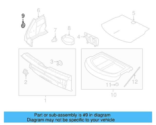 Speaker Grille Retainer N-900-151-02 - View 13