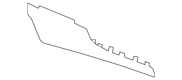 Side Trim 5C7-863-045-82V - View 3