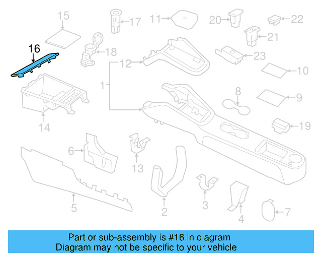 Console Lid 5C7-857-367-82V