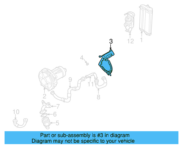 Air Pump Bracket 021-131-085-E - View 5