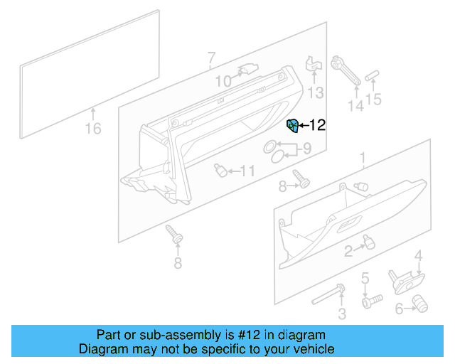 Instrument Panel Bushing Kit 6Q0-898-540 - View 20