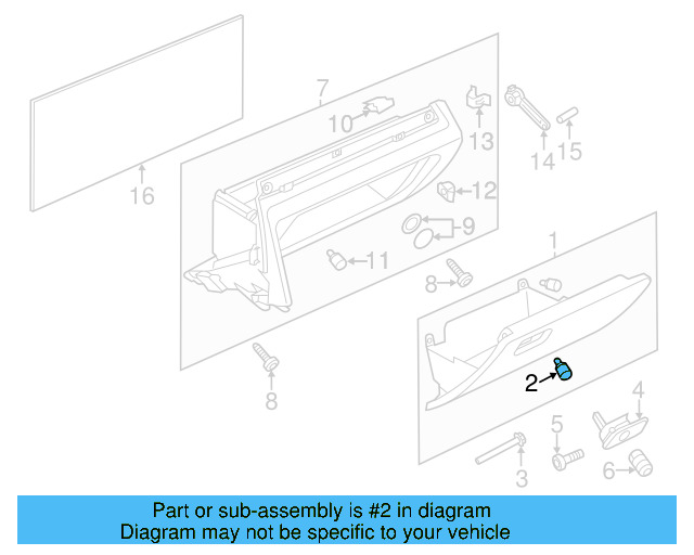 Instrument Panel Bushing Kit 6Q0-898-540 - View 22