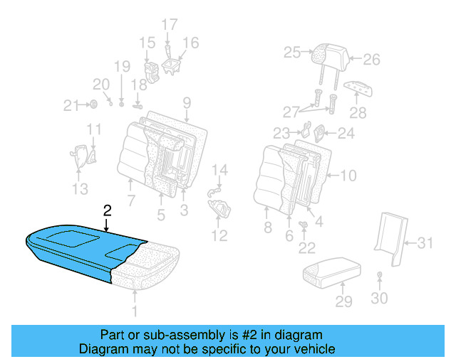 Seat Cover 3B0-881-405-BT-LGL - View 8