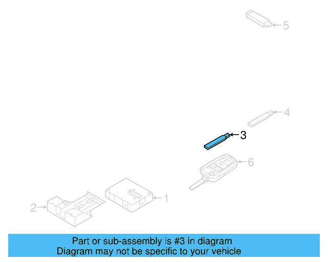 Keyless Entry Antenna 5K0-962-132-B - View 8