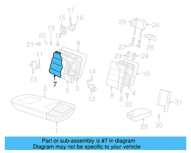 Headrest Guide 1J0-886-920-D-U71 - View 15