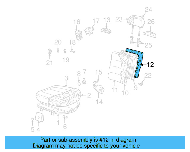 Headrest Guide 1J0-886-920-D-82V - View 13
