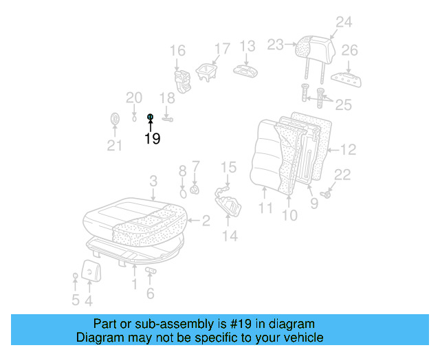 Lock Pin Nut N-021-281-6 - View 6