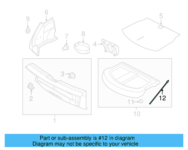 Tonneau Cover Bumper 6R6-867-097 - View 3