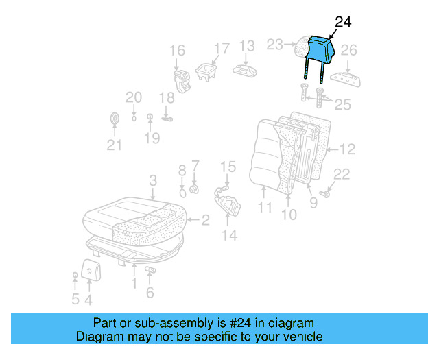 Headrest Cover 3B0-885-921-AR-1TR - View 10