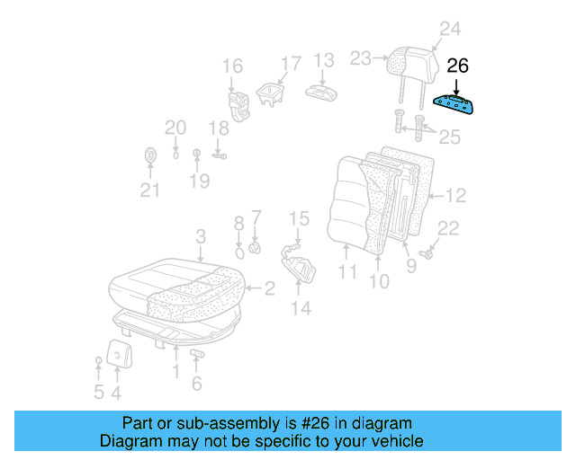 Headrest Cover 3B0-885-921-AR-1TR - View 13