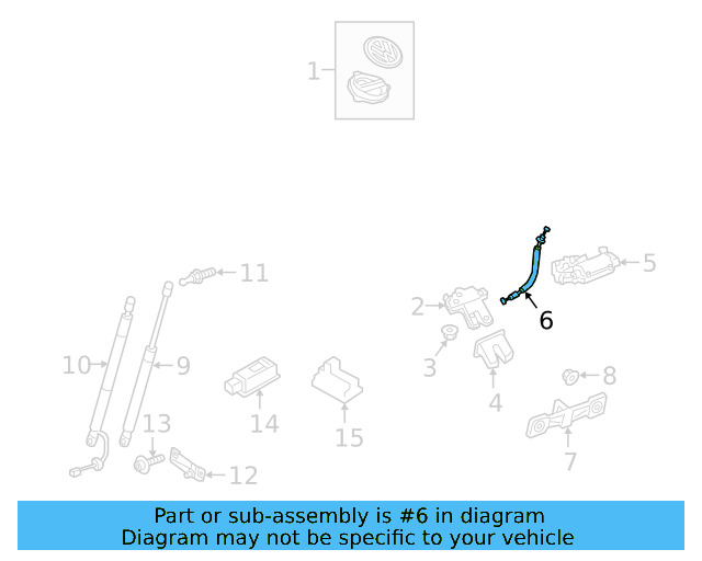 Release Cable 3G0-827-535-D
