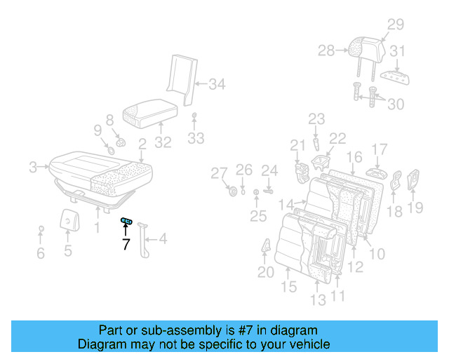 Headrest Guide 1J0-881-920-E-U71 - View 18
