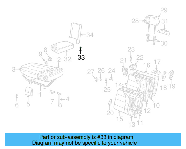 Armrest Assembly Washer 1H0-886-985 - View 6