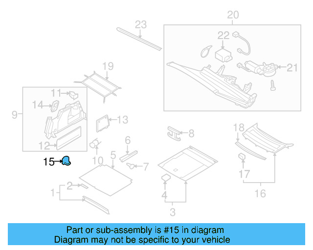 Tie Down Hook 1J0-804-299 - View 39