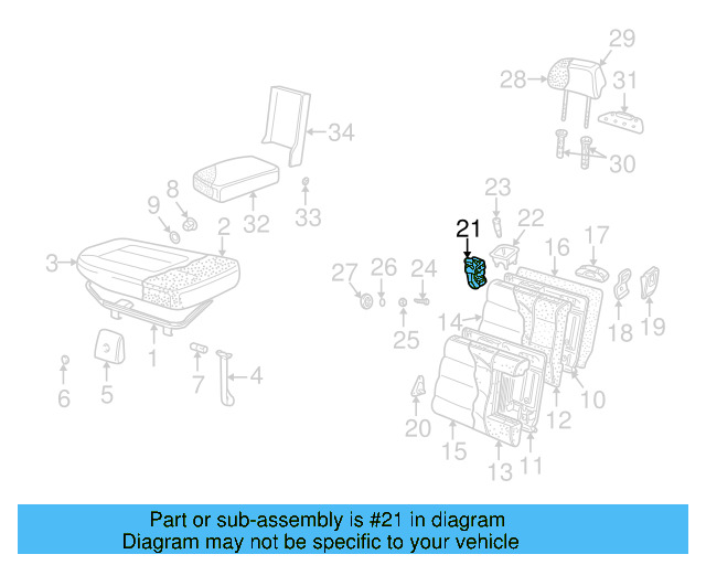Headrest Guide 3B0-881-920-A-Q70 - View 11