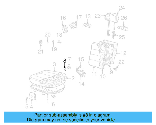 Seat Back Frame 3B9-885-502-K - View 4