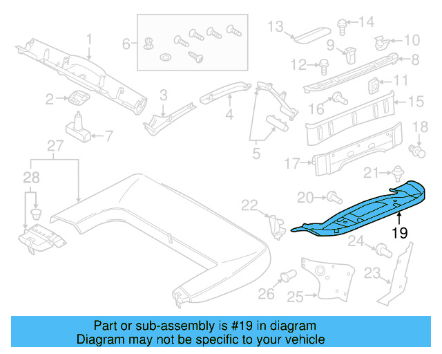 Upper Panel 5C3-810-257 - View 10