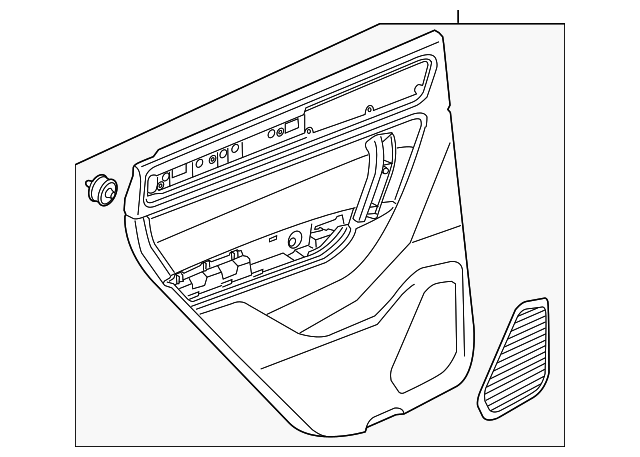Door Trim Panel 7P6-867-215-AF-Y0W - View 2