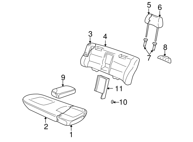 Headrest Guide 1J0-881-920-F-U71 - View 38