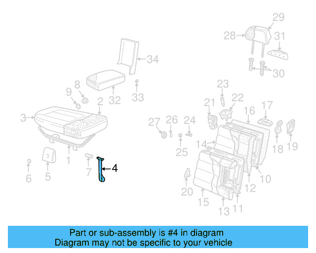 Grip Handle 3B0-857-608-A-8YS - View 4