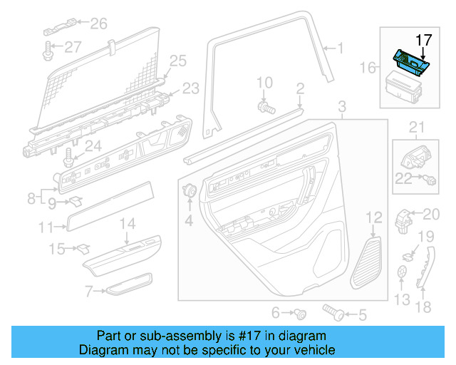 Ash Tray Assembly 4G8-857-406-H67 - View 7