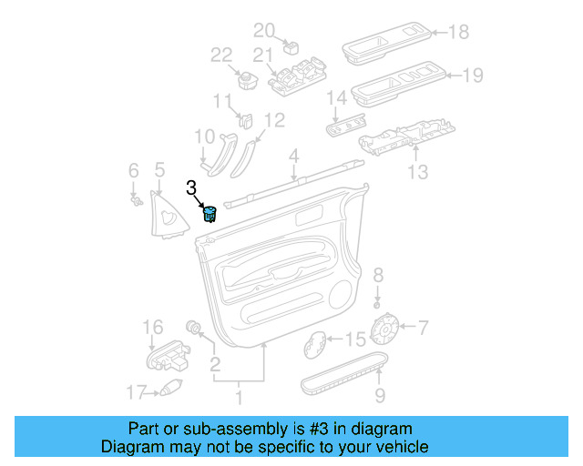 Lock Knob Guide 3B0-867-109-01C - View 29