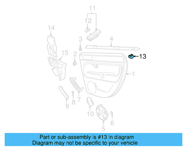 Window Switch 3B0-959-855-B-01C - View 7