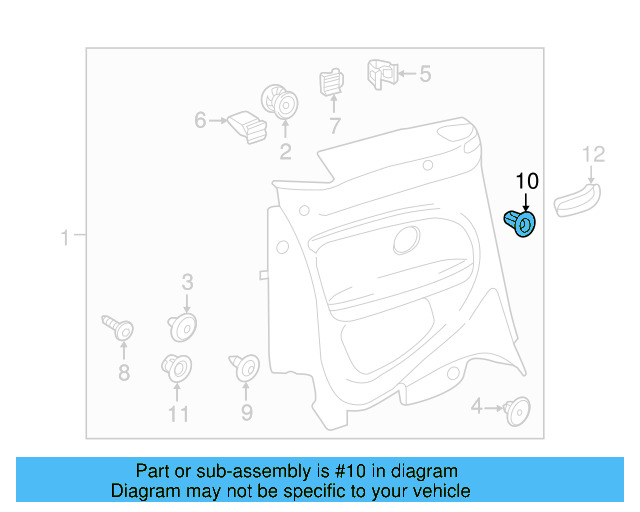 Fender Liner Extension Screw N-103-546-02 - View 176