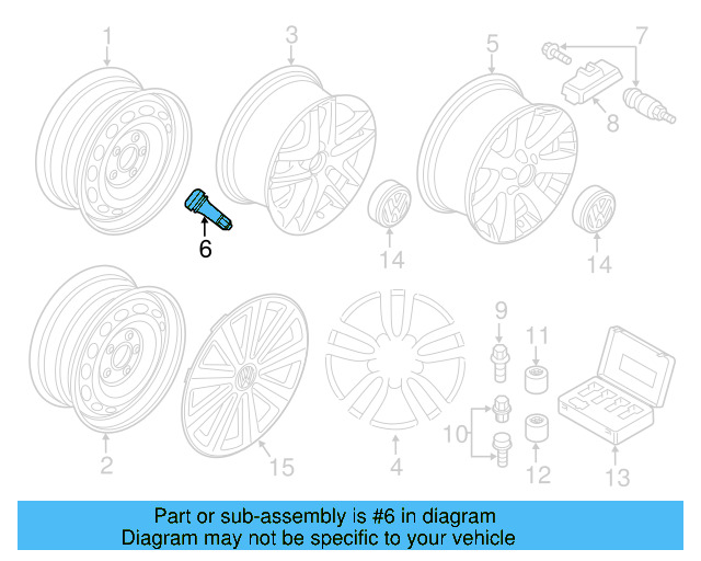Valve Stem 839-601-361 - View 5
