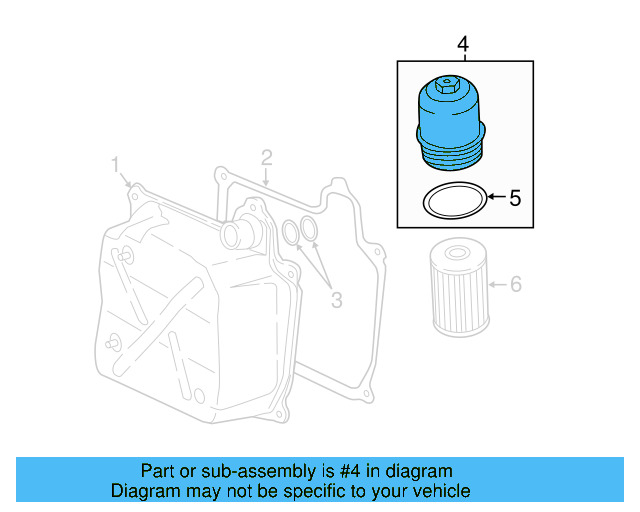 Transmission Oil Filter 02E-305-051-C - View 60