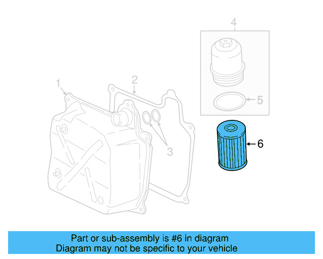 Transmission Oil Filter 02E-305-051-C - View 6