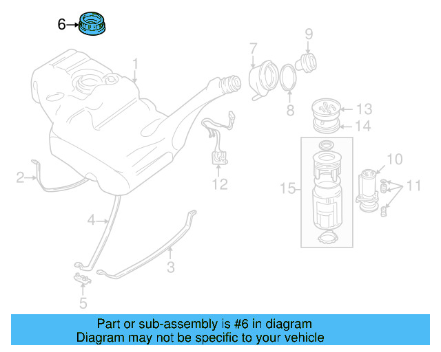Union Nut 8N0-201-375-A - View 2