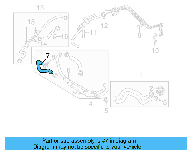 Connector Hose 04E-122-447-Q - View 7