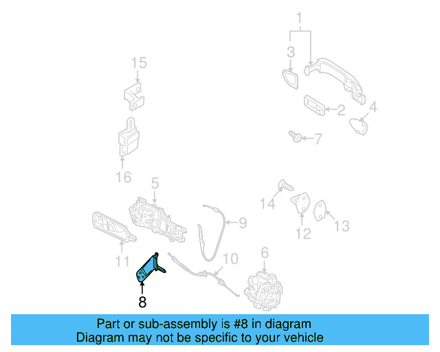 Retaining Bracket 3C4-839-767-C - View 2