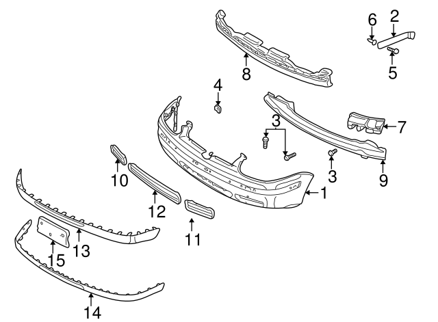 Impact Bar 1J0-805-551-C - View 13